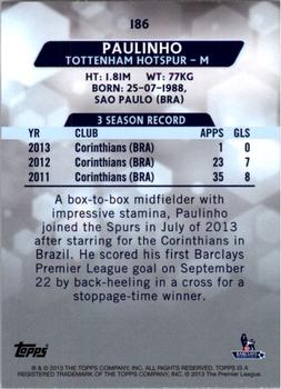 2013-14 Topps Premier Gold #186 Paulinho Back