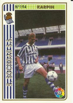 1994-95 Mundicromo Sport Las Fichas de La Liga #194 Karpin Front