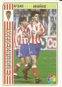 1994-95 Mundicromo Sport Las Fichas de La Liga #240 Muñiz Front