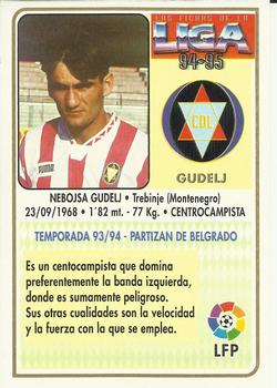 1994-95 Mundicromo Sport Las Fichas de La Liga #281 Gudelj Back