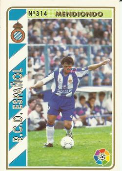 1994-95 Mundicromo Sport Las Fichas de La Liga #314 Mendiondo Front