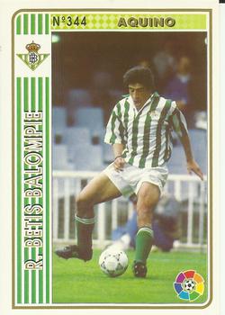 1994-95 Mundicromo Sport Las Fichas de La Liga #344 Aquino Front