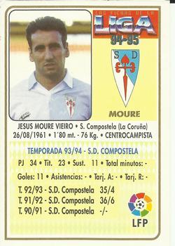 1994-95 Mundicromo Sport Las Fichas de La Liga #356 Moure Back