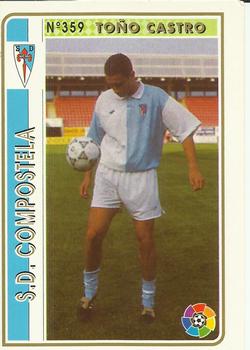 1994-95 Mundicromo Sport Las Fichas de La Liga #359 Toño Castro Front