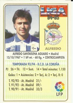 1994-95 Mundicromo Sport Las Fichas de La Liga #32 Alfredo Back