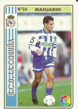 1994-95 Mundicromo Sport Las Fichas de La Liga #36 Manjarin Front