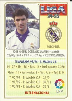 1994-95 Mundicromo Sport Las Fichas de La Liga #66 Michel Back