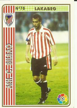 1994-95 Mundicromo Sport Las Fichas de La Liga #78 Lakabeg Front