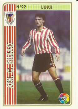 1994-95 Mundicromo Sport Las Fichas de La Liga #92 Luke Front