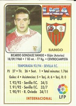 1994-95 Mundicromo Sport Las Fichas de La Liga #104 Bango Back