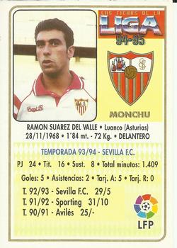 1994-95 Mundicromo Sport Las Fichas de La Liga #108 Monchu Back
