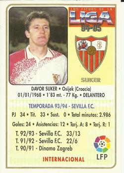 1994-95 Mundicromo Sport Las Fichas de La Liga #109 Suker Back