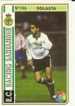 1994-95 Mundicromo Sport Las Fichas de La Liga #136 Solaeta Front