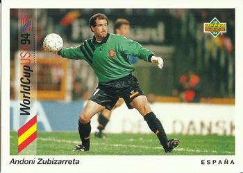 1993 Upper Deck World Cup Preview (Spanish/Italian) #2 Andoni Zubizarreta Front