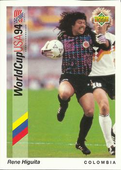 1993 Upper Deck World Cup Preview (Spanish/Italian) #16 Rene Higuita Front
