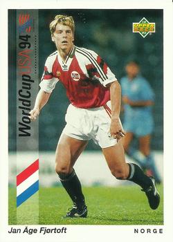 1993 Upper Deck World Cup Preview (Spanish/Italian) #21 Jan Age Fjortoft Front