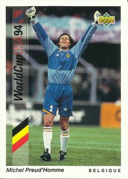 1993 Upper Deck World Cup Preview (Spanish/Italian) #23 Michel Preud'Homme Front