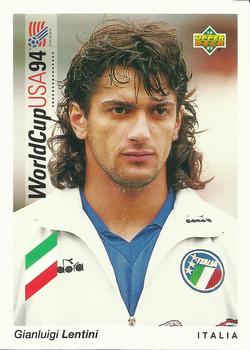 1993 Upper Deck World Cup Preview (Spanish/Italian) #24 Gianluigi Lentini Front