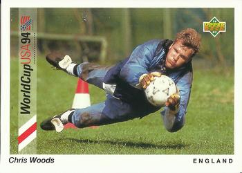 1993 Upper Deck World Cup Preview (Spanish/Italian) #25 Chris Woods Front