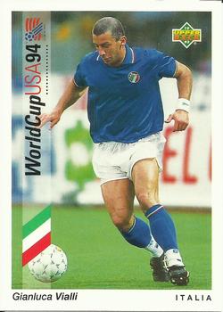 1993 Upper Deck World Cup Preview (Spanish/Italian) #38 Gianluca Vialli Front