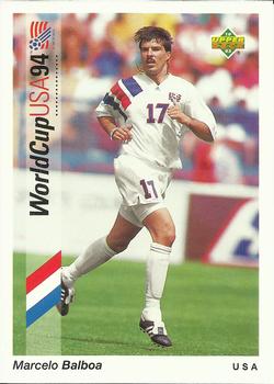 1993 Upper Deck World Cup Preview (Spanish/Italian) #47 Marcelo Balboa Front
