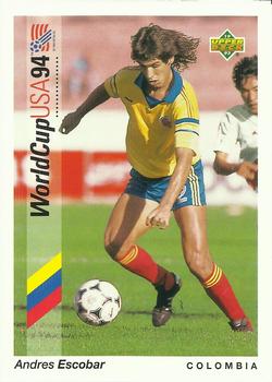 1993 Upper Deck World Cup Preview (Spanish/Italian) #61 Andres Escobar Front