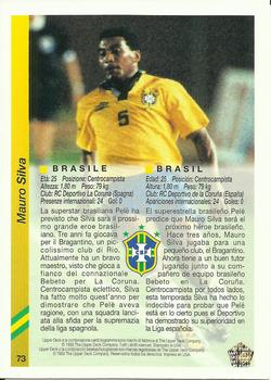 1993 Upper Deck World Cup Preview (Spanish/Italian) #73 Mauro Silva Back