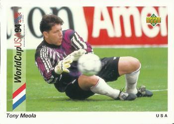 1993 Upper Deck World Cup Preview (Spanish/Italian) #85 Tony Meola Front
