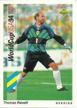 1993 Upper Deck World Cup Preview (Spanish/Italian) #94 Thomas Ravelli Front