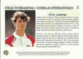 1993 Upper Deck World Cup Preview (Spanish/Italian) #111 Brian Laudrup Back