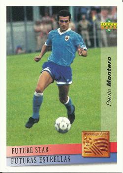 1993 Upper Deck World Cup Preview (Spanish/Italian) #140 Paolo Montero Front