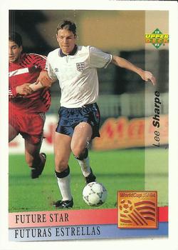 1993 Upper Deck World Cup Preview (Spanish/Italian) #144 Lee Sharpe Front