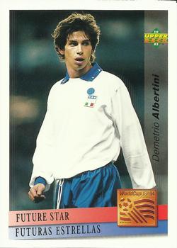 1993 Upper Deck World Cup Preview (Spanish/Italian) #146 Demetrio Albertini Front