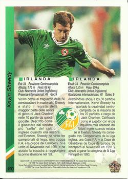1993 Upper Deck World Cup Preview (Spanish/Italian) #150 Kevin Sheedy Back