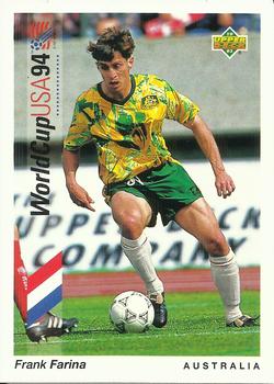 1993 Upper Deck World Cup Preview (Spanish/Italian) #151 Frank Farina Front