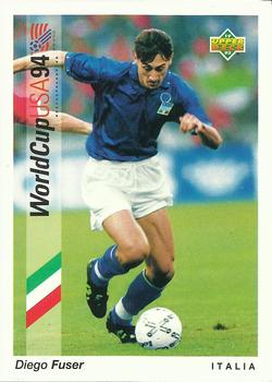 1993 Upper Deck World Cup Preview (Spanish/Italian) #156 Diego Fuser Front