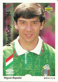1993 Upper Deck World Cup Preview (Spanish/Italian) #161 Miguel España Front