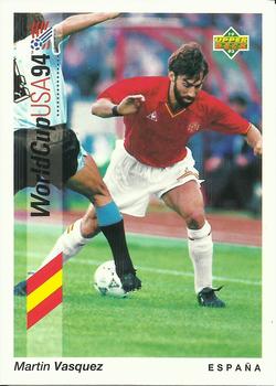 1993 Upper Deck World Cup Preview (Spanish/Italian) #167 Martin Vazquez Front
