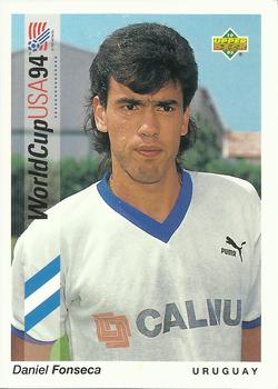 1993 Upper Deck World Cup Preview (Spanish/Italian) #182 Daniel Fonseca Front