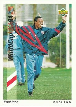 1993 Upper Deck World Cup Preview (Spanish/Italian) #184 Paul Ince Front