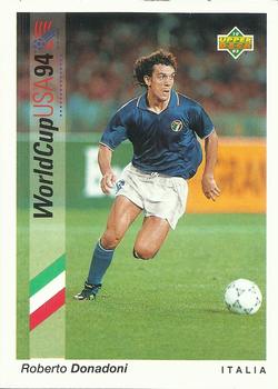 1993 Upper Deck World Cup Preview (Spanish/Italian) #190 Roberto Donadoni Front