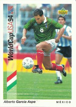 1993 Upper Deck World Cup Preview (Spanish/Italian) #196 Alberto Garcia Aspe Front