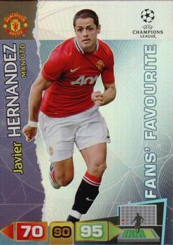 2011-12 Panini Adrenalyn XL UEFA Champions League - Fans' Favourites #NNO Javier Hernandez Front