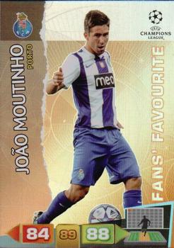 2011-12 Panini Adrenalyn XL UEFA Champions League - Fans' Favourites #NNO Joao Moutinho Front