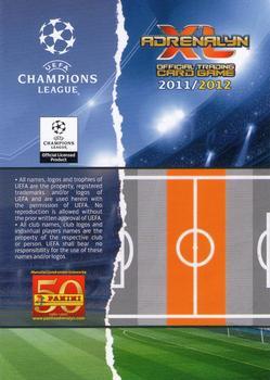2011-12 Panini Adrenalyn XL UEFA Champions League - Masters #327 Andres Iniesta Back