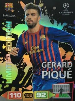 2011-12 Panini Adrenalyn XL UEFA Champions League - Limited Editions #NNO Gerard Pique Front
