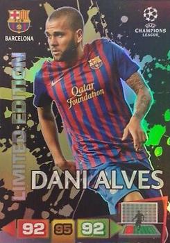 2011-12 Panini Adrenalyn XL UEFA Champions League - Limited Editions #NNO Daniel Alves Front