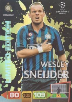 2011-12 Panini Adrenalyn XL UEFA Champions League - Limited Editions #NNO Wesley Sneijder Front