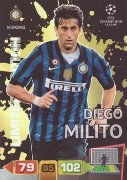 2011-12 Panini Adrenalyn XL UEFA Champions League - Limited Editions #NNO Diego Milito Front