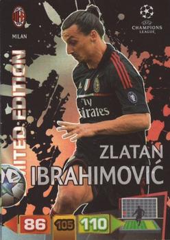 2011-12 Panini Adrenalyn XL UEFA Champions League - Limited Editions #NNO Zlatan Ibrahimovic Front